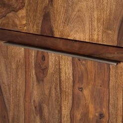 Étagère à Portes Coulissantes TRANGLE -Étagères Soldes Magasin schiebetuerenregal trangle sheesham massiv 702722