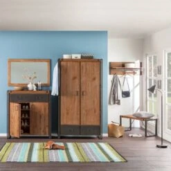 Armoire Manchester II -Étagères Soldes Magasin spiegel manchester akazie massiv 4882300