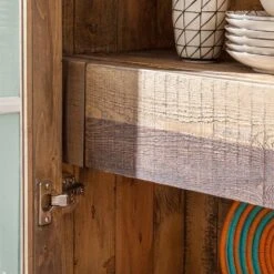 Vitrine Tamati 19 Vitrine Tamati -Étagères Soldes Magasin standvitrine tamati pinie massiv 3758548