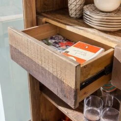 Vitrine Tamati 20 Vitrine Tamati -Étagères Soldes Magasin standvitrine tamati pinie massiv 3758552