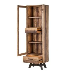 Vitrine Tamati 16 Vitrine Tamati -Étagères Soldes Magasin standvitrine tamati pinie massiv 4922332