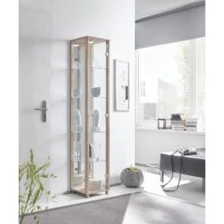 Vitrine Exhibit I -Étagères Soldes Magasin vitrine exhibit i mit spiegelrueckwand 4921316