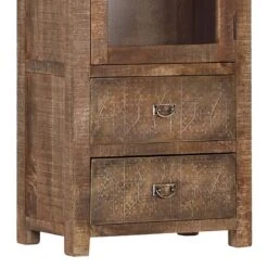 Vitrine Pintage I -Étagères Soldes Magasin vitrine pintage i mango massiv gebeizt lackiert 259750